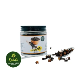35gm of organic cloves kept in a glass jar